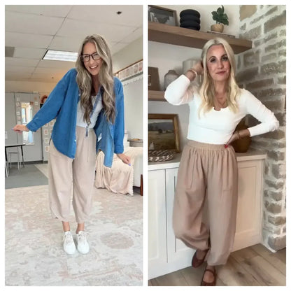 Baggy Pants™ - LAST DAY SALE 65% OFF- Relaxed Wide-Leg Pants