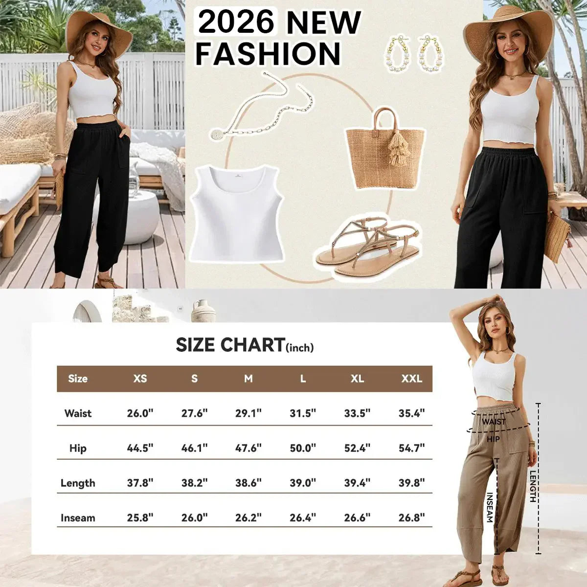 Baggy Pants™ - LAST DAY SALE 65% OFF- Relaxed Wide-Leg Pants