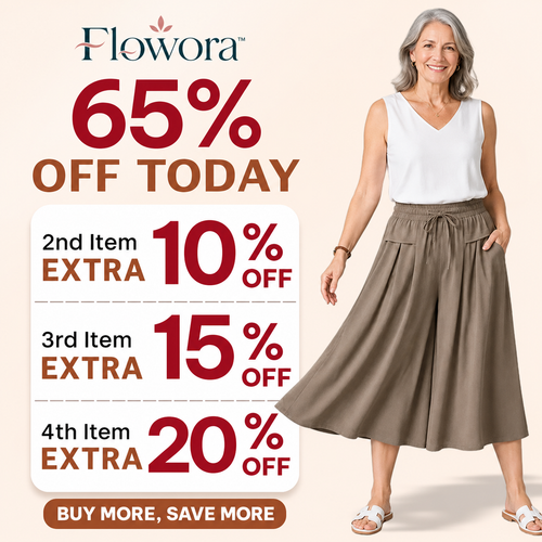 Flowora™ - Pull-On Capri Culottes for Women