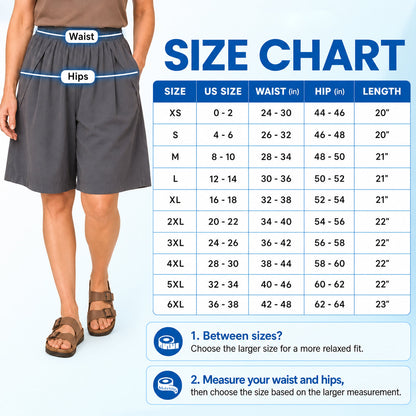 Women’s Ice Silk Stretch Bermuda Shorts