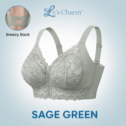 Le’s Charm - Ultra Soft Front Zip Wireless Lifting Bra