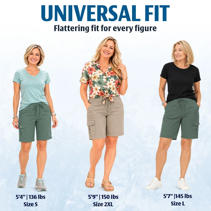 BreezyCargo™ 6-Pocket Stretch Lightweight Comfort Shorts
