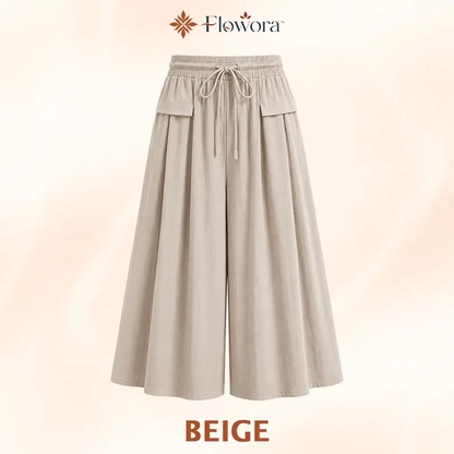 Flowora™ - Pull-On Capri Culottes for Women