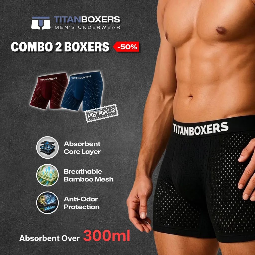 Titan Boxer Bamboo Leak-Proof Briefs