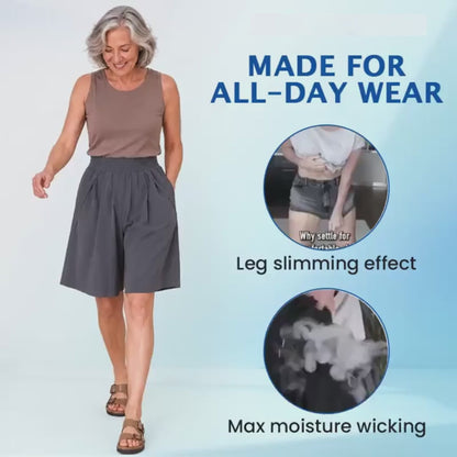 Women’s Ice Silk Stretch Bermuda Shorts