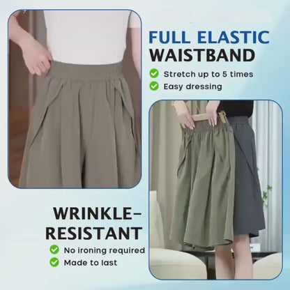 Women’s Ice Silk Stretch Bermuda Shorts