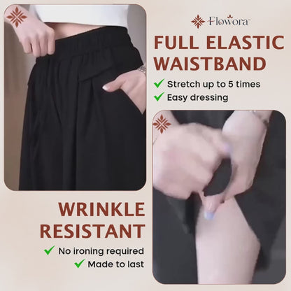 Flowora™ - Pull-On Capri Culottes for Women